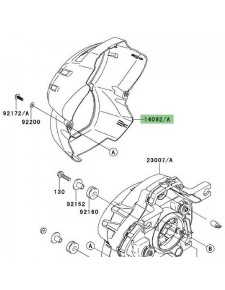 Entourage d'optique avant Kawasaki Versys 650 (2010-2014) | Moto Shop 35