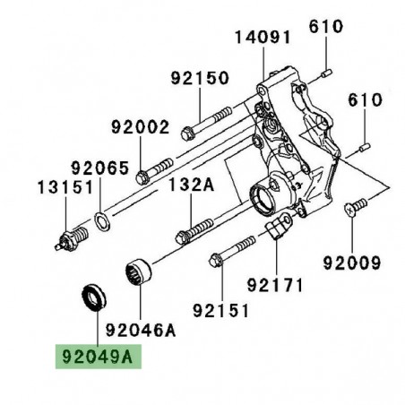 Joint spi carter de transmission Kawasaki Versys 650 (2010-2014) | Réf. 920491519