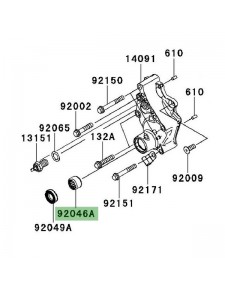 Roulement à aiguilles carter de transmission Kawasaki Versys 650 (2010-2014) | Réf. 920461148