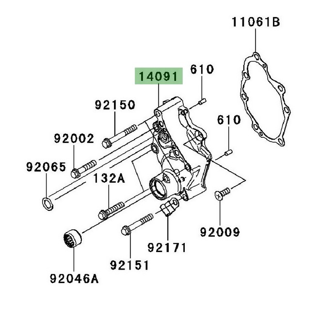 Carter de transmission Kawasaki Versys 650 (2010-2014) | Moto Shop 35