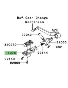 Repose-pieds avant Kawasaki Versys 650 (2010-2014)