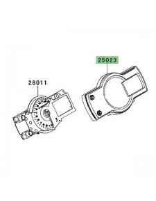 Dessus de compteur Kawasaki Versys 650 (2010-2014) | Réf. 250230023