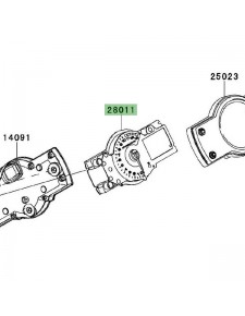 Compteur seul Kawasaki Versys 650 (2010-2014) | Moto Shop 35