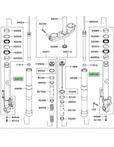 Tube de fourche Kawasaki Versys 650 (2010-2014) | Moto Shop 35