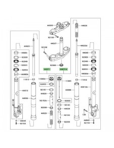 Fourche complète Kawasaki Versys 650 (2010-2014) | Moto Shop 35