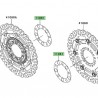 Joint disque de frein avant Kawasaki Versys 650 ABS (2010-2014) | Réf. 110610451