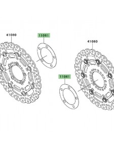 Joint disque de frein avant Kawasaki Versys 650 (2010-2014) | Réf. 110610029