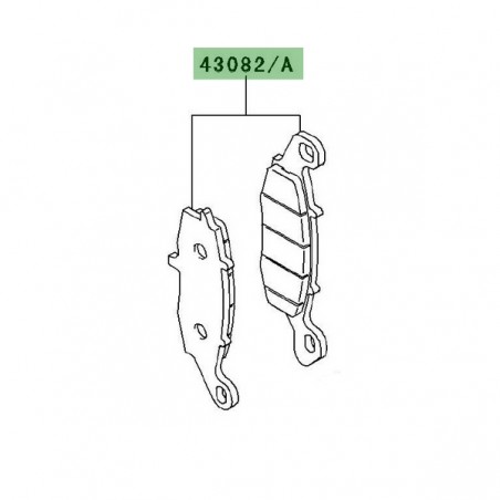 Plaquettes de frein avant Kawasaki Versys 650 (2010-2014) | Moto Shop 35