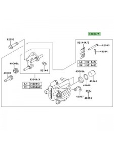 Étrier de frein avant Kawasaki Versys 650 (2010-2014) | Moto Shop 35