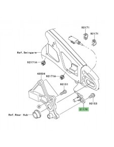 Câble ABS arrière Kawasaki Versys 650 (2010-2014) | Réf. 211760041