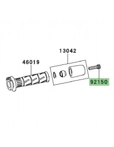 Vis embout de guidon Kawasaki Versys 650 (2010-2014) | Moto Shop 35