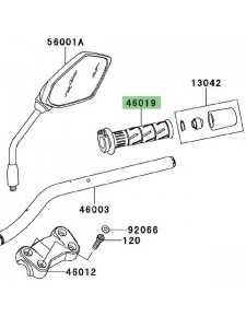 Poignée de gaz Kawasaki Versys 650 (2010-2014) | Moto Shop 35