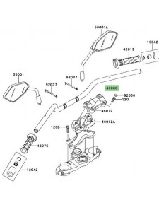 Guidon Kawasaki Versys 650 (2010-2014) | Moto Shop 35