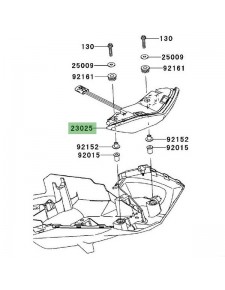 Feu arrière Kawasaki Versys 650 (2010-2014) | Réf. 230250316