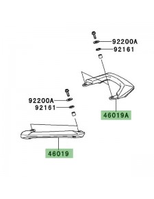 Poignée passager Kawasaki Versys 650 (2010-2014) | Moto Shop 35