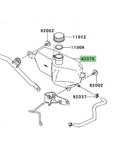 Vase d'expansion Kawasaki Versys 650 (2010-2024) | Réf. 430780614