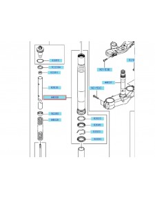 PIPE-FORK OUTER K.GOLD