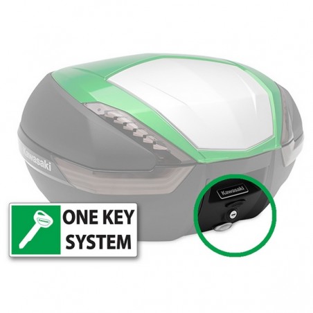 Kit serrure "clé unique" pour top-case Kawasaki (47 litres) | Moto Shop 35