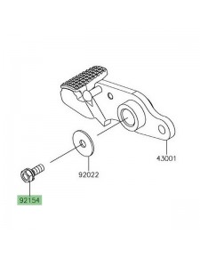 Vis M6x16 Kawasaki 921540935 | Moto Shop 35