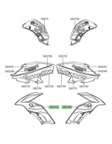 Autocollant "Versys" flanc de carénage Kawasaki Versys 650 Special Edition (2017) | Moto Shop 35