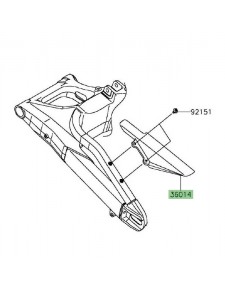 Protection de chaîne Kawasaki Versys 650 (2010-2024)