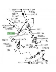 Bulle d'origine Kawasaki Versys 650 (2015-2021) | Moto Shop 35