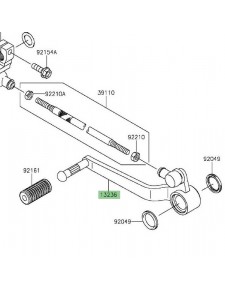 Sélecteur de vitesse Kawasaki 132360831 | Moto Shop 35