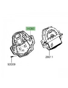 Dessous de compteur Kawasaki Versys 650 (2015-2021) | Réf. 140920865