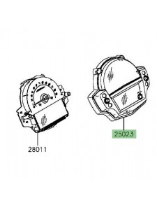 Dessus de compteur Kawasaki Er-6n (2012-2016) | Réf. 250230076