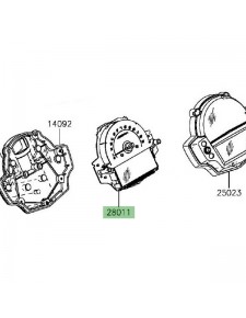 Compteur seul Kawasaki Versys 650 (2015-2021)