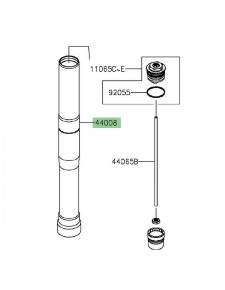 Fourreau de fourche Kawasaki Versys 650 (2015-2024) | Réf. 440080072499