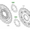 Joint de disque de frein avant Kawasaki Versys 650 ABS (2015-2020) | Réf. 110610451