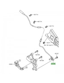 Câble ABS arrière Kawasaki 211760777 | Moto Shop 35