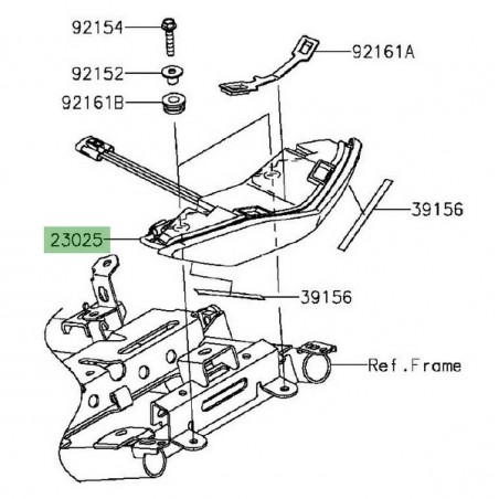 Feu arrière Kawasaki Versys 650 (2015-2021) | Moto Shop 35