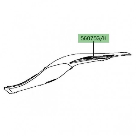 Autocollant "900" coque arrière Kawasaki Z900 (2017-2018) | Moto Shop 35