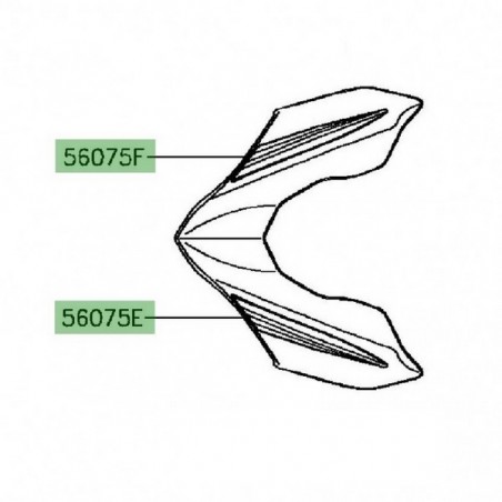 Autocollant tête de fourche Kawasaki Z900 A2 (2018) | Moto Shop 35
