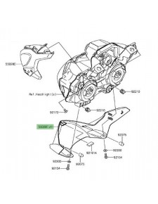 Habillage inférieur tête de fourche Kawasaki Z900 A2 (2018-2019) | Moto Shop 35