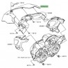 Habillage supérieur tête de fourche Kawasaki Z900 A2 (2018-2019)