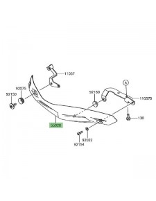 Sabot moteur gauche Kawasaki Z900 (2017-2019) | Moto Shop 35