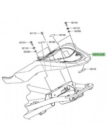 Coque arrière Kawasaki Z900 (2017-2019) | Moto Shop 35