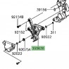 Platine repose-pied avant Kawasaki Z900 (2017-2024)