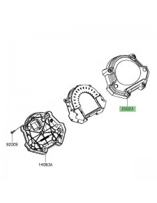 Dessus de compteur Kawasaki Z900 (2017-2019) | Réf. 250230128