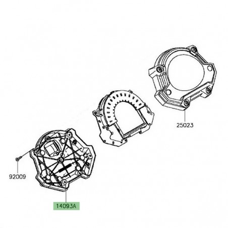 Dessous de compteur Kawasaki Z900 (2017-2019) | Réf. 140930526