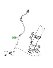 Câble ABS avant Kawasaki Z900 A2 (2018-2019) | Réf. 211760861