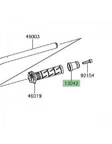 Embout de guidon Kawasaki Z900 (2017-2019) | Réf. 130425011