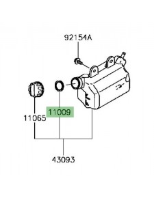 Joint d'étanchéité vase d'expansion Kawasaki 110091145 | Moto Shop 35