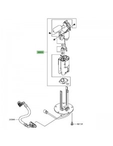 Kit filtre à essence d'origine Kawasaki 999990522 | Moto Shop 35