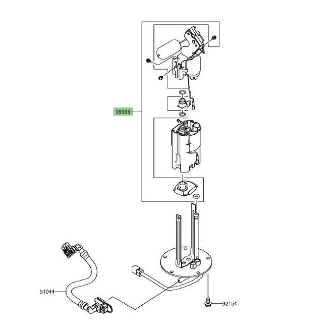 Kit filtre à essence Kawasaki 999990522