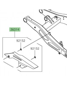 Protection de chaîne d'origine Kawasaki 360140044 | Moto Shop 35