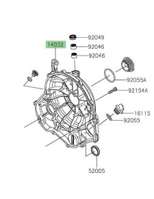 Carter d'embrayage Kawasaki Z650 (2017-2019) | Réf. 140320627